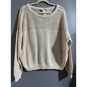 Isabella Activewear Women's Open Stitch Pullover Size XL NWT